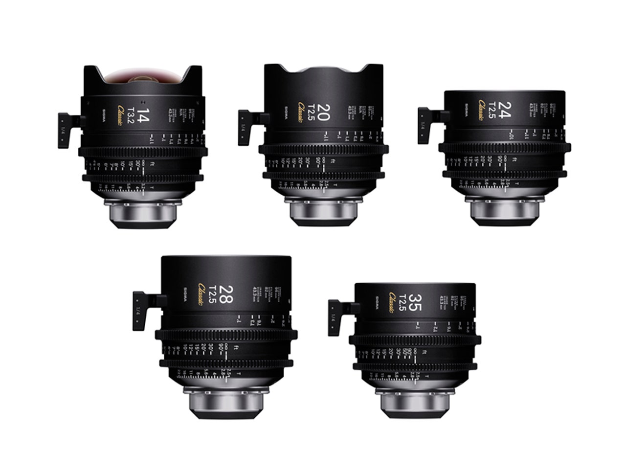 SIGMA Cine FF Classic Prime Set
