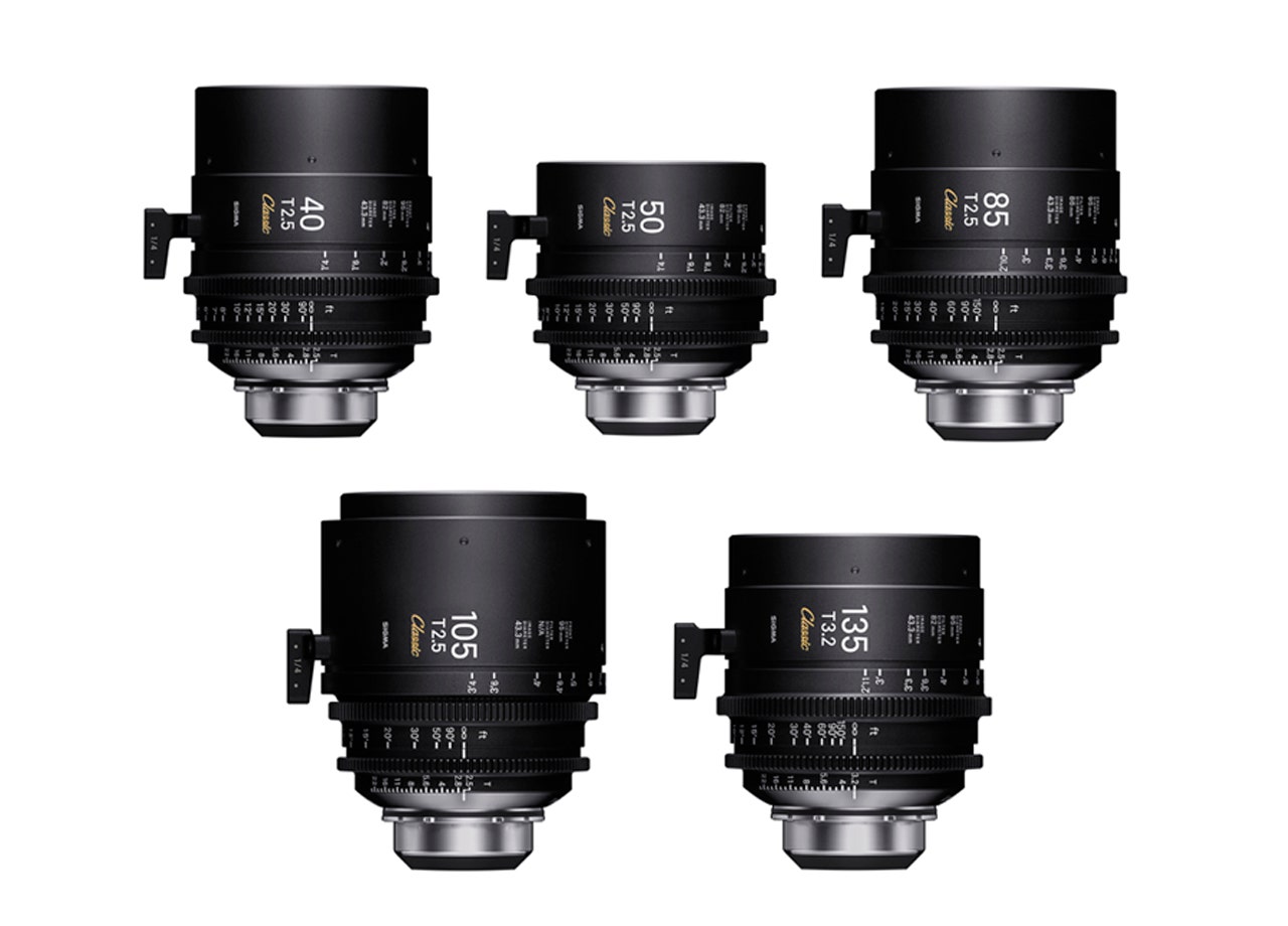 SIGMA Cine FF Classic Prime Set